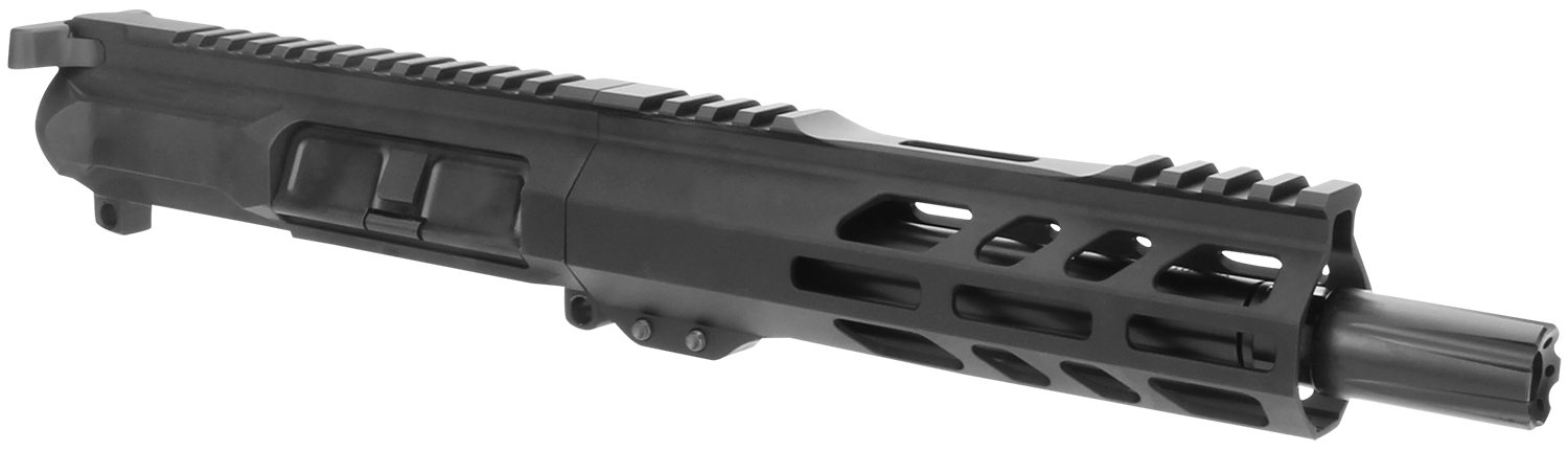 TacFire BU9MM7 Pistol Upper Assembly 9mm Luger Caliber with 7″ Black Nitride Barrel, Black Anodized 7075-T6 Aluminum Receiver & M-LOK Handguard for AR-Platform Includes Bolt Carrier Group TacFire BU9MM7 Pistol Upper Assembly 9mm Luger Caliber with 7″ Black Nitride Barrel, Black Anodized 7075-T6 Aluminum Receiver & M-LOK Handguard for AR-Platform Includes Bolt Carrier Group
