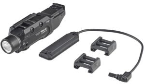 Streamlight 69453 TLR-2 RM w/Laser Black Aluminum, 1000 Lumens White LED Bulb/Green Laser, 297 Meters Beam, Picatinny Rail Mount