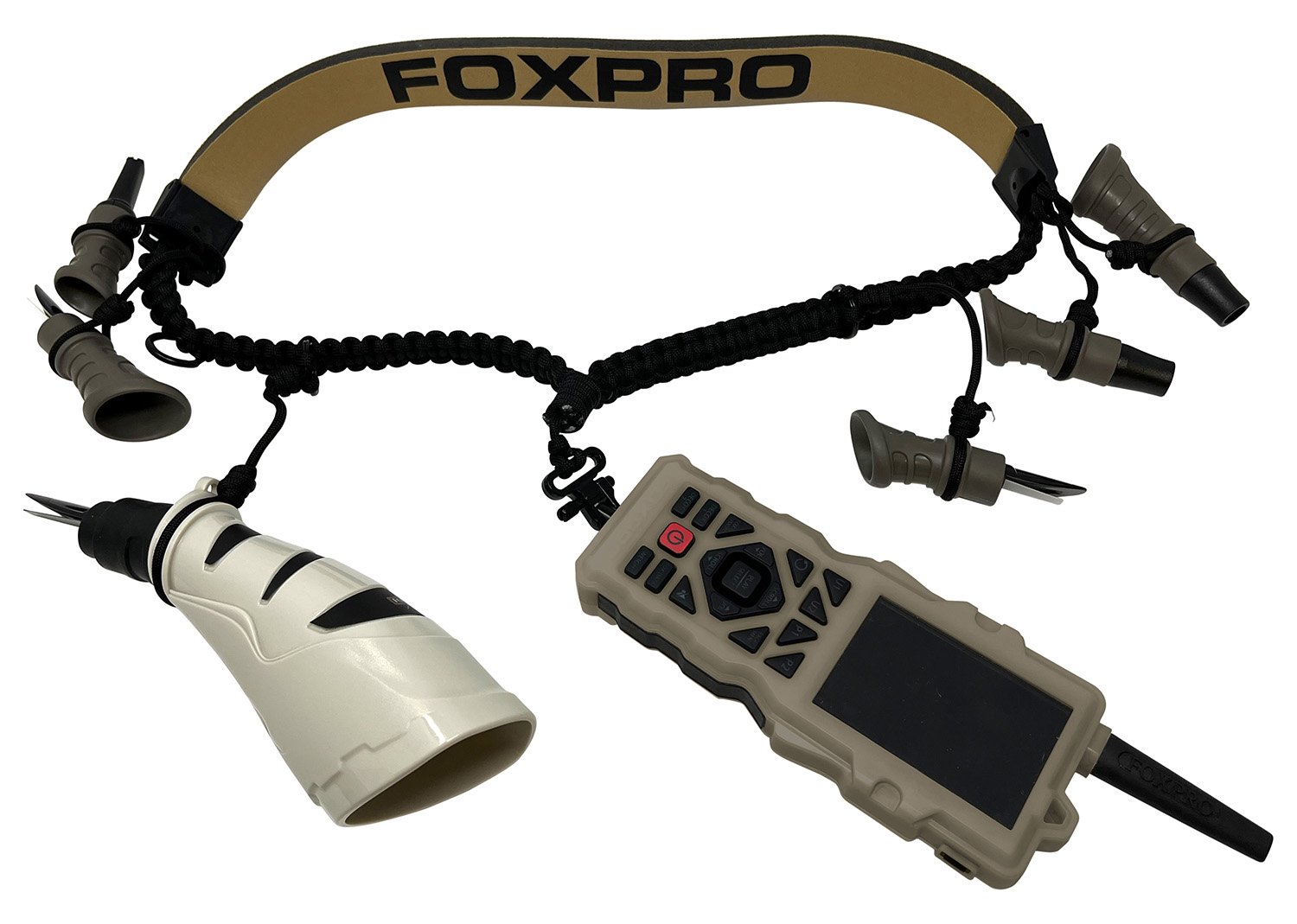 Foxpro FXD8 LAN XD8 Lanyard Black/Tan Paracord Foxpro FXD8 LAN XD8 Lanyard Black/Tan Paracord