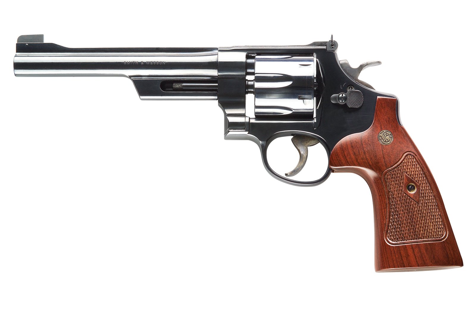 SMITH AND WESSON 27 357M/38S 6.5" 6RD BL/WD AS