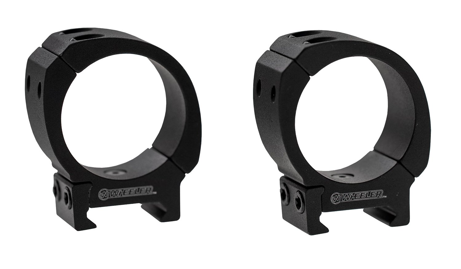 Wheeler 1133754 Sporter Scope Rings Black 34mm Medium