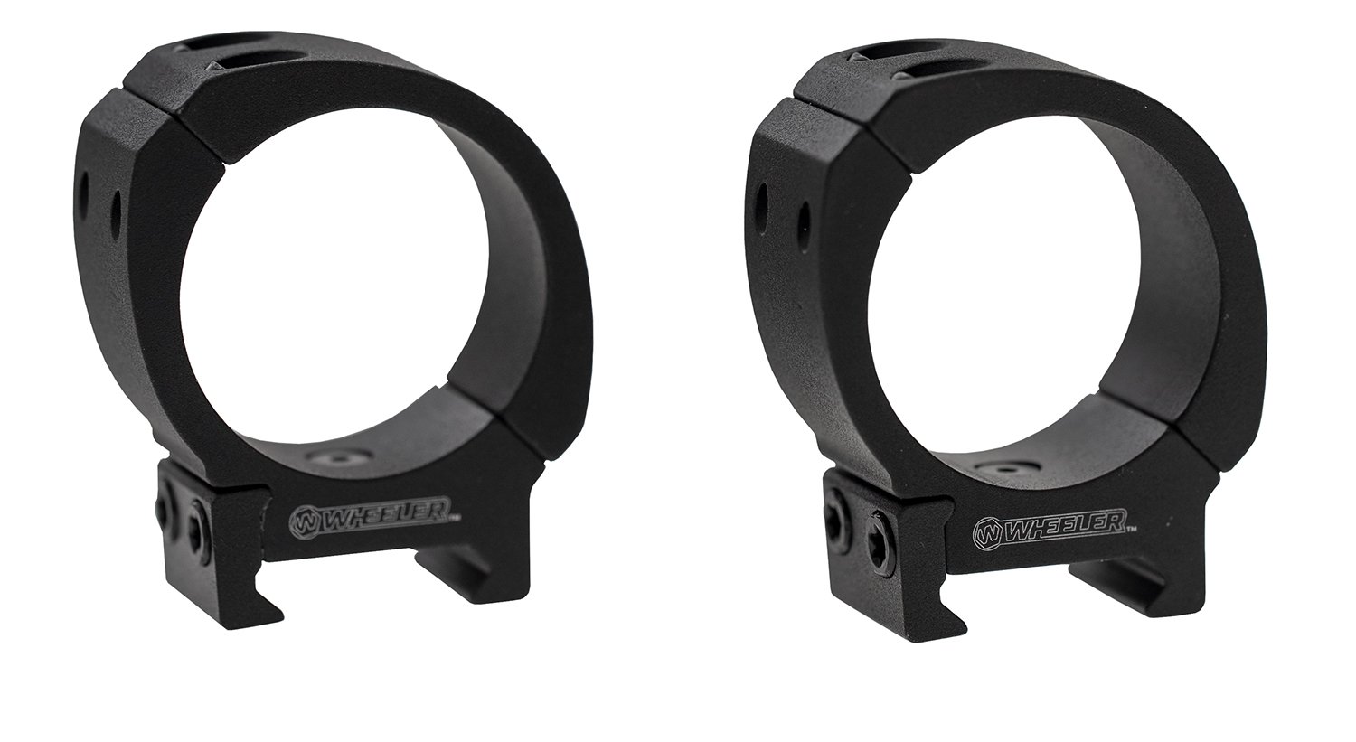 Wheeler 1133752 Sporter Scope Rings Black 30mm High Wheeler 1133752 Sporter Scope Rings Black 30mm High