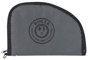 Ruger 27452 Rugged Pistol Case 10″ Long Black/Gray Holds 1 Polyester