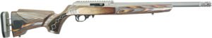 Black Rain Ordnance 22DSC Deluxe  Full Size 22 LR 10+1 16" Matte Stainless, Threaded Stainless Steel Barrel, Stainless Aluminum w/Accessory Rail Receiver, Shady Camo Boyd's Agility Stock, Right Hand