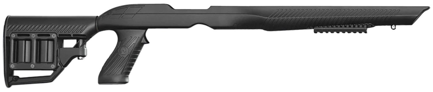 ADAPTIVE TACTICAL 1081039 Tac-Hammer RM4 Black Synthetic, Adjustable Stock with Magazine Compartments, Removable Barrel Inserts, Stowaway Accessory Rail, Fits Ruger 10/22 (Most Barrel Contours) ADAPTIVE TACTICAL 1081039 Tac-Hammer RM4 Black Synthetic, Adjustable Stock with Magazine Compartments, Removable Barrel Inserts, Stowaway Accessory Rail, Fits Ruger 10/22 (Most Barrel Contours)