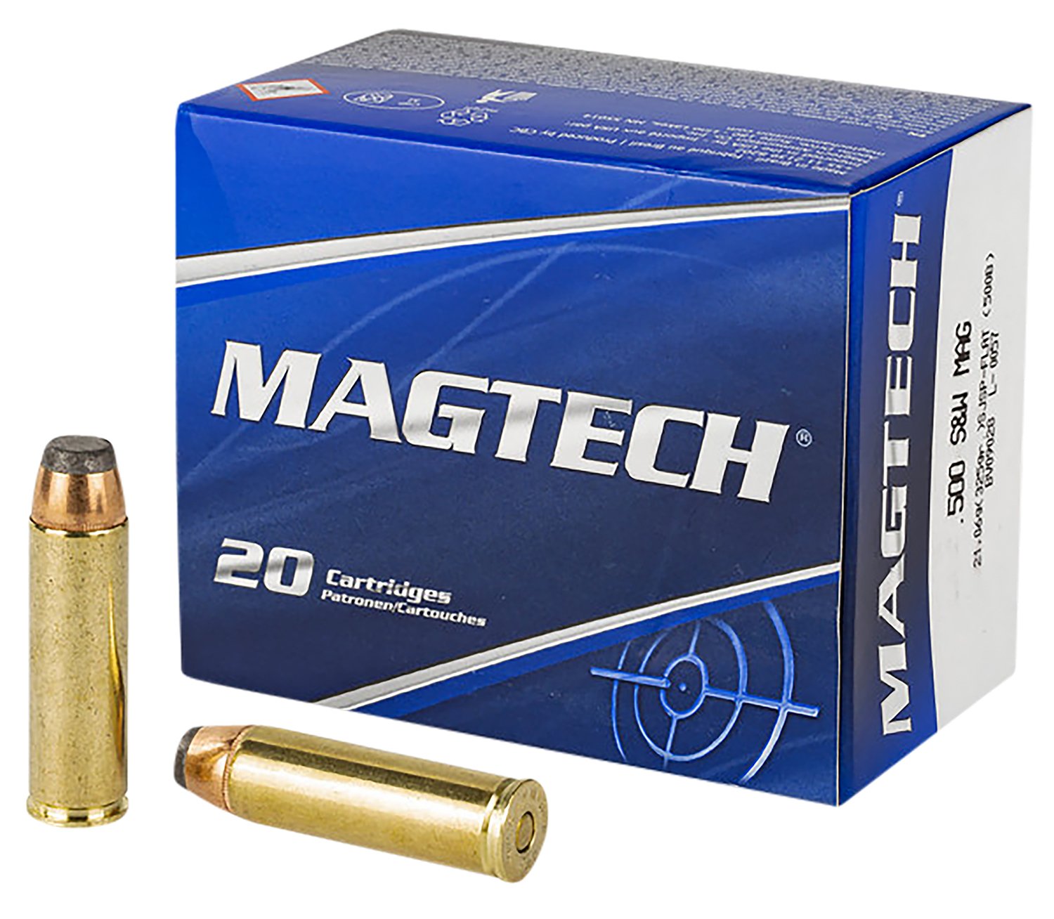 Magtech 500B Range/Training 500S&WMag 325gr Semi Jacketed Soft Point Flat 20 Per Box/25 Case Magtech 500B Range/Training 500S&WMag 325gr Semi Jacketed Soft Point Flat 20 Per Box/25 Case