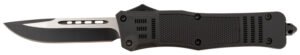 Steel River Knives T620BDP Spartan  3.75″ Drop Point Black/Silver 440C SS Blade 5.5″ Aluminum Zinc Alloy Handle