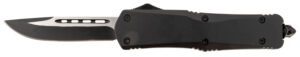 Steel River Knives T624BDP Spartan  3.75″ Drop Point Black/Silver 440C SS Blade 5.5″ Black Aluminum Zinc Alloy Handle