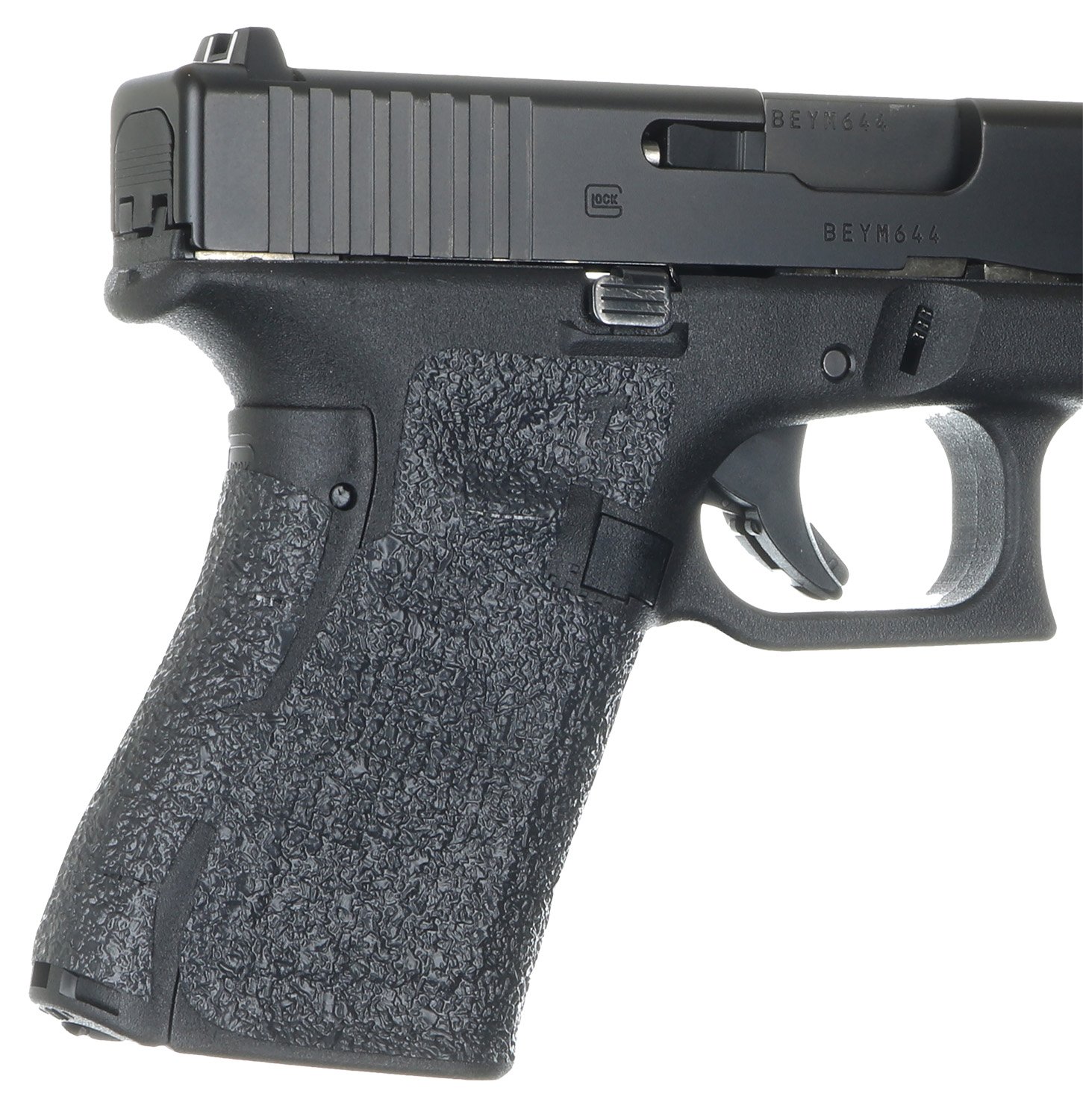 Talon Grips EV02R Adhesive Grip Textured Black Rubber, Fits Compact Glock Gen 5 (19, 23, etc.) Talon Grips EV02R Adhesive Grip Textured Black Rubber, Fits Compact Glock Gen 5 (19, 23, etc.)