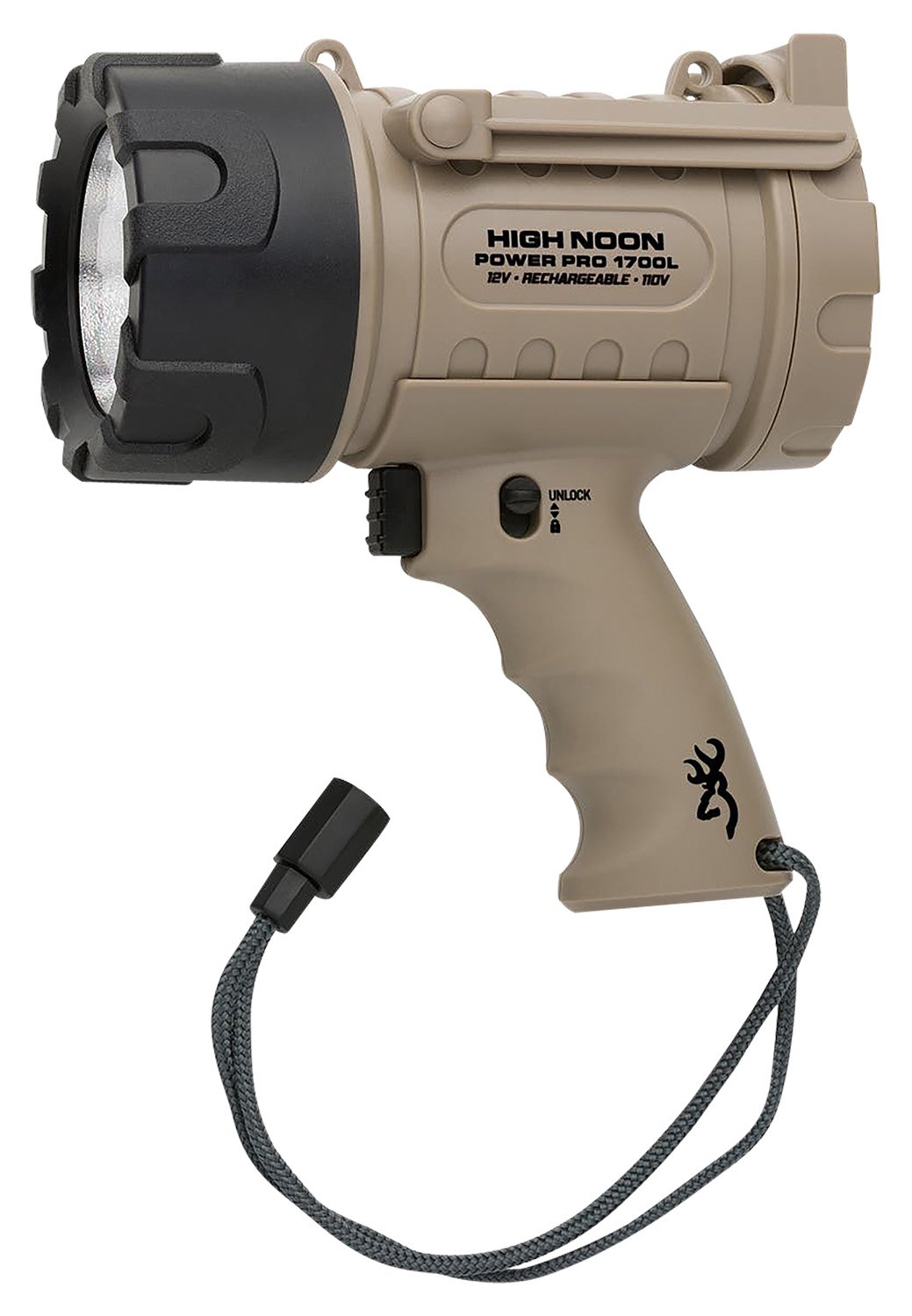 Browning 3717805 High Noon Power Pro Tan 100-1700 Lumens White LED Polymer Browning 3717805 High Noon Power Pro Tan 100-1700 Lumens White LED Polymer