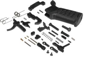 CMMG S5CA642 Zeroed Lower Parts Kit Black Grip, Ambi Safety & Mag Catch, Mil-Spec Trigger, Fits AR-Platform/Mk4 CMMG S5CA642 Zeroed Lower Parts Kit Black Grip, Ambi Safety & Mag Catch, Mil-Spec Trigger, Fits AR-Platform/Mk4