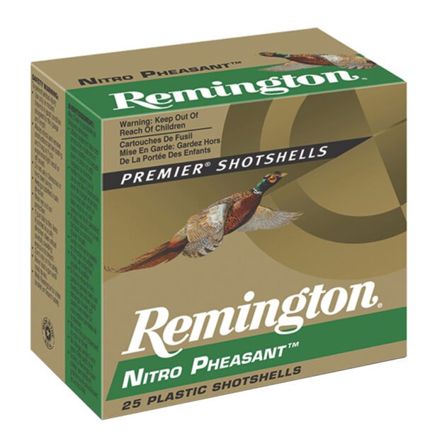 Remington Ammunition 28632 Nitro Pheasant  12Gauge 2.75″ 1 3/8oz 4Shot 25 Per Box/10 Case