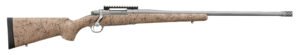 Ruger 57155 Hawkeye FTW Hunter Full Size 300 Win Mag 3+1 24″ Matte Stainless Steel Threaded Barrel, Picatinny Rail Stainless Steel Receiver, Speckled Tan/Black HS Precision Synthetic Stock