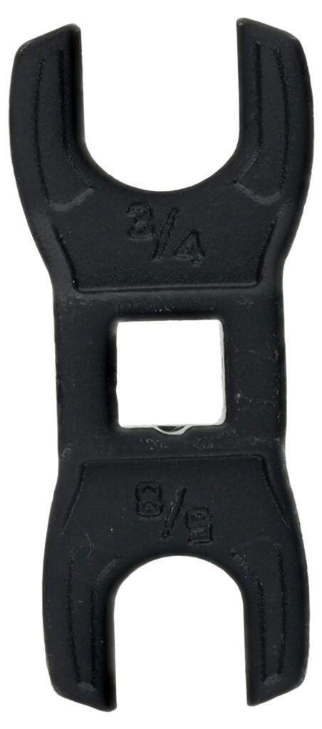 Wheeler 1199465 Muzzle Device & Buffer Tube Crowfoot Wrench Black Steel