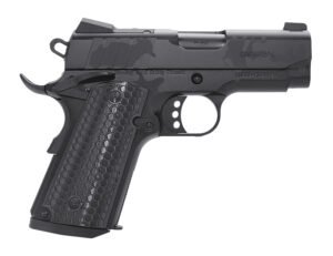 Girsan 391150 MC1911 SC Influencer Sub-Compact 9mm Luger 7+1 3 3.40″ Black Steel Barrel, Black Camo Optic Ready/Serrated Steel Slide & Frame w/Picatinny Rail & Beavertail, Black Polymer Grip