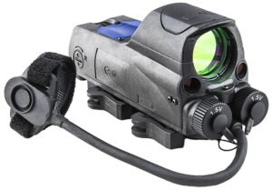 Meprolight USA 0687703 MOR PRO  Black 1 x 30 mm 2.2 MOA Dot/Bullseye Reticle Red & IR Laser