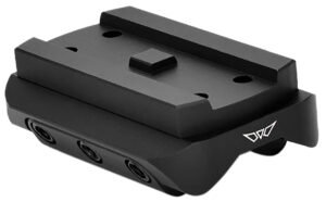 Warne 6111M Mini Red Dot Mount Shotgun Rib Black Anodized Aluminum Fits Holosun/Sig Romeo5/Vortex Crossfire/Aimpoint Micro H1-H2/ Aimpoint T1-T2