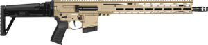 CMMG 28A490FCT Dissent MK4 22 ARC 10+1 16.10″ Coyote Tan Cerakote Picatinny Rail Aluminum Receiver, M-LOK Handguard, Black CMMG Dissent Side Folding Stock, Zeroed Drop-In Single Stage Trigger