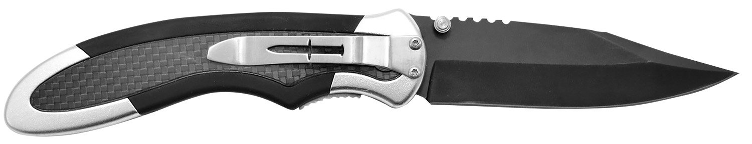 Camillus 19079 Chameleon 3.50″ Folding Drop Point Plain Black Carbonitride Titanium AUS-8A SS Blade, Carbon Fiber/Aluminum Handle Camillus 19079 Chameleon 3.50″ Folding Drop Point Plain Black Carbonitride Titanium AUS-8A SS Blade, Carbon Fiber/Aluminum Handle