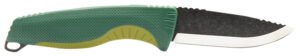 S.O.G SOG17410257 Aegis AT 3.13″ Folding Drop Point Part Serrated Black TiNi Cryo D2 Steel Blade, OD Green Textured GRN Handle