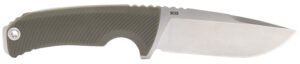 S.O.G SOG17060143 Tellus FX 4.20″ Fixed Clip Point Plain Stonewashed Cryo 440C SS Blade, Olive Drab Textured GRN Handle, Blister Pkg