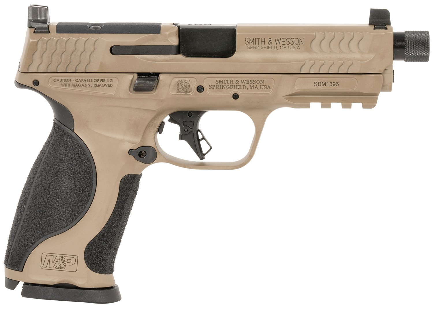 S&W M&P9 14163 M2.0 9MM 4.625 17R OR TB FDE