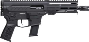 CMMG 45A4C0FAB Dissent MKG 45 ACP 13+1 6.50″ Black Nitride Medium Taper Threaded Barrel, CMMG 5.5″ M-LOK Handguards, Black Armor Cerakote Aluminum Picatinny Rail Receiver, CMMG Zeroed Grips