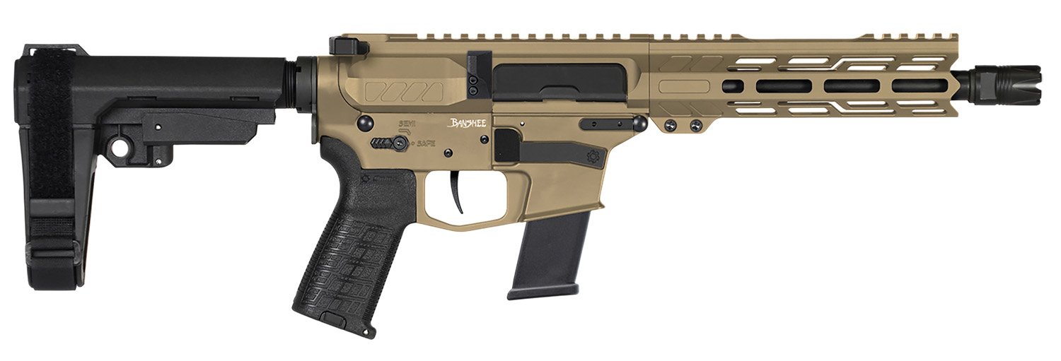 CMMG 10A570FCT Banshee MK10 10mm Auto 15+1 8″ Black Nitride Threaded Barrel, M-LOK Handguards, Coyote Tan Cerakote Aluminum Picatinny Rail Receiver, Black CMMG Zeroed Grips, Glock Compatible CMMG 10A570FCT Banshee MK10 10mm Auto 15+1 8″ Black Nitride Threaded Barrel, M-LOK Handguards, Coyote Tan Cerakote Aluminum Picatinny Rail Receiver, Black CMMG Zeroed Grips, Glock Compatible