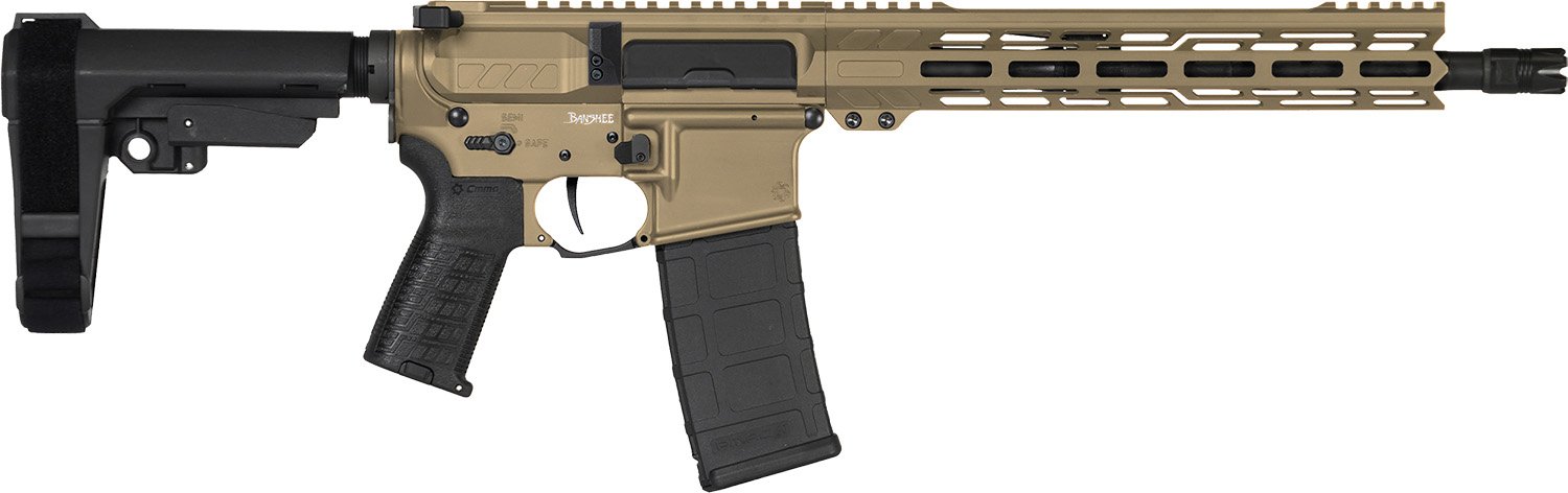 CMMG 30AB20FCT Banshee MK4 300 Blackout 30+1 12.50″ Black Nitride Medium Taper Threaded Barrel, EML 7″ M-LOK Handguards, Coyote Tan Cerakote Aluminum Picatinny Rail Receiver, CMMG Zeroed Grips CMMG 30AB20FCT Banshee MK4 300 Blackout 30+1 12.50″ Black Nitride Medium Taper Threaded Barrel, EML 7″ M-LOK Handguards, Coyote Tan Cerakote Aluminum Picatinny Rail Receiver, CMMG Zeroed Grips