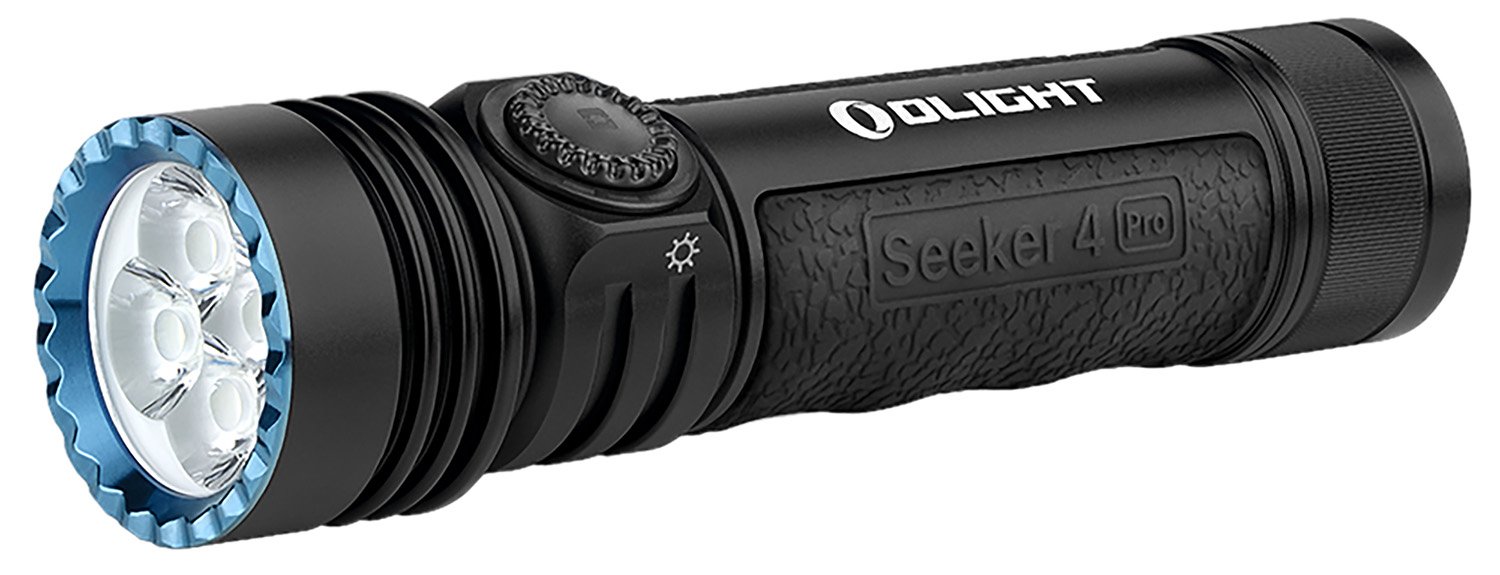 Olightstore Usa Inc SEEKER4PROMTBKCW Seeker 4 Pro Matte Black 5/50/300/600/1,200/4,600 Lumens White LED Olightstore Usa Inc SEEKER4PROMTBKCW Seeker 4 Pro Matte Black 5/50/300/600/1,200/4,600 Lumens White LED