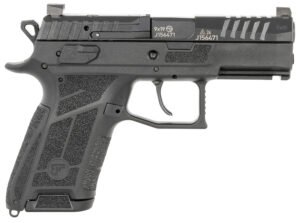 CZ-USA 91660 P-09 C Nocturne Compact 9mm Luger 15+1 3.74″ Black Steel Barrel, Black Optic Cut/Serrated Steel Slide, Black Polymer Frame w/Picatinny Rail, Textured Grip