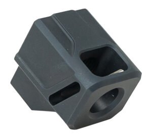 Faxon Firearms FFPACOMPDSMP01 EXOS-514 Compensator for M&P Black Aluminum 1/2"x28 Threads 1.10" OAL 9mm