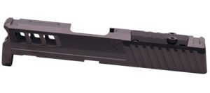 True Precision Inc TPSHCSBCRMS Axiom Optic Cut Slide Fits Springfield Hellcat Black DLC Anodized 416R Stainless Steel