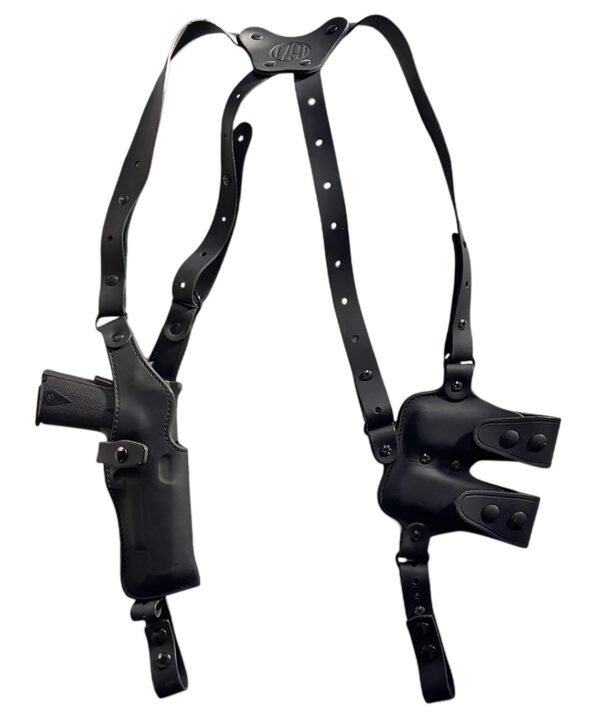 1791 Gunleather NSS2.1SBLVR  Optic Ready Shoulder Vertical Black Fits Glock 17 Right Hand