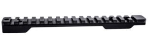 Weatherby P00252705 Picatinny Rail  Black Hardcoat Anodized Alloy Fits Weatherby Mark V Magnum 9-Lug Action