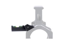 Seekins Precision 0010650156-F X-Cap Adjustable Bubble Level Black 7075 Aluminum