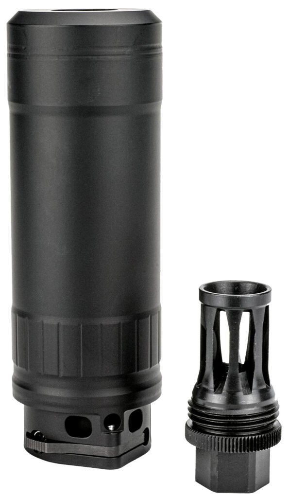 Kgm Suppressors RS-R556A1-QD-BLK R556A1  6mm/5.56 NATO Black Nickel Alloy/Stainless Steel 1/2"x28