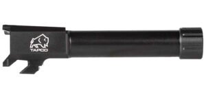 Tapco TAP22028 Springfield 9mm Luger Threaded Black Melonite Stainless Steel, Fits Springfield Hellcat