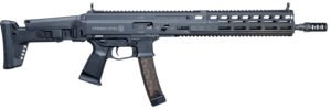 Grand Power 810091157947 Stribog SP9A1 9mm Luger 30+1 Black Picatinny Rail, Black Polymer Grip