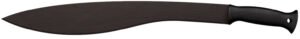 Cold Steel CS97MKM Kukri Magnum 17" Black Matte Baked-On Anti Rust 65Mn Carbon Steel Blade, Black Polypropylene Handle