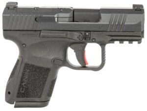 Canik HG7651CAN Mete MC9 *CA Compliant Micro-Compact Frame 9mm Luger 10+1 3.18" Steel Barrel, Black Cerakote Optic Ready/Serrated Steel Slide, Black Polymer Frame w/Picatinny Rail, Textured Grip