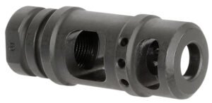 Midwest Industries MIMB10 Muzzle Brake 357 Mag 5/8"x24 Threads Black Steel 5" OAL .410" Diameter