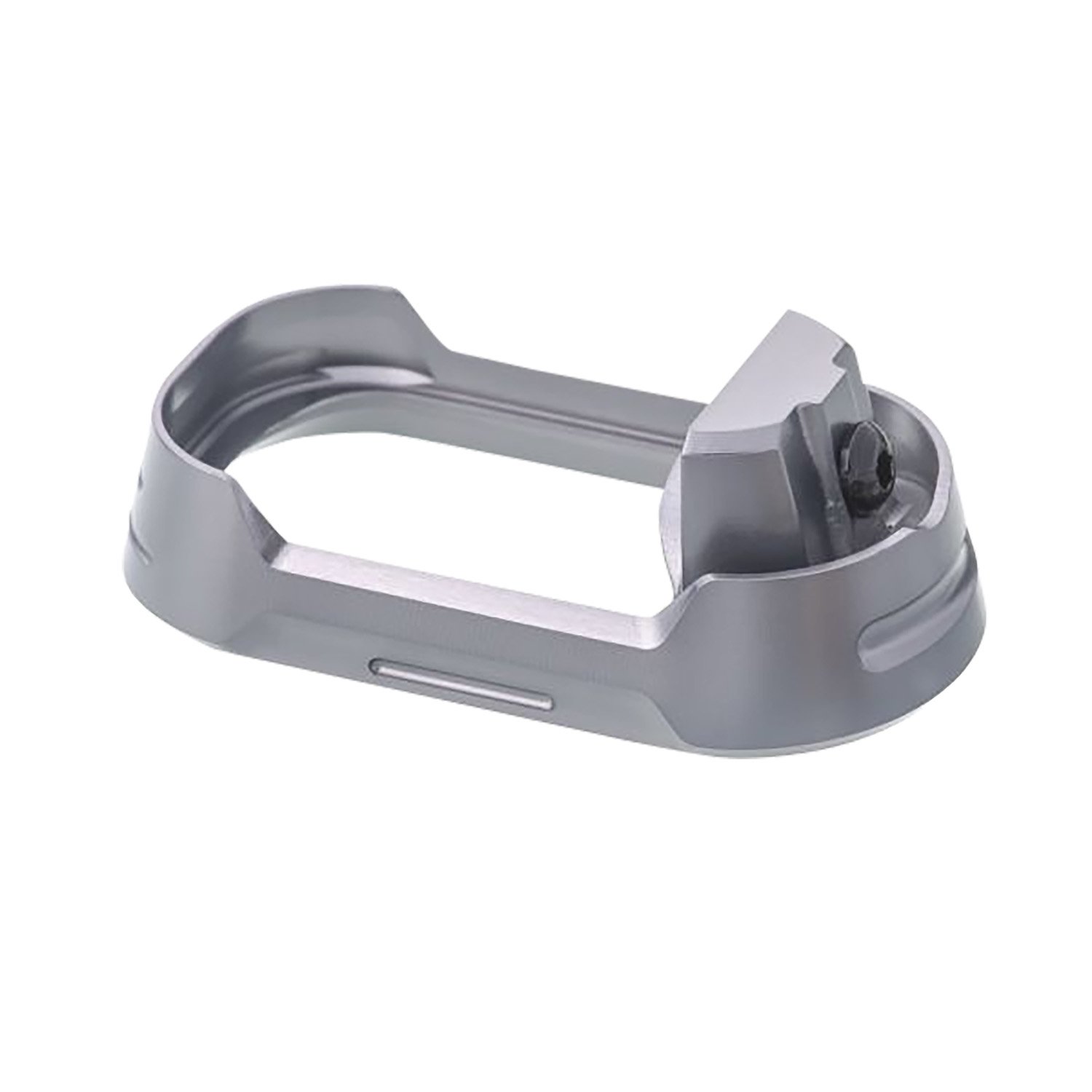 Tyrant CNC TDG17MWG4GREYBLACKSCRE Magwell Fits Glock 17 Gen4 Grey Aluminum Tyrant CNC TDG17MWG4GREYBLACKSCRE Magwell Fits Glock 17 Gen4 Grey Aluminum
