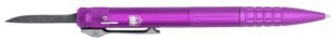 CobraTec Knives CNCOTFPPURGEN2 Tactical Pen Gen II Purple Aluminum D2 Steel Blade, Includes Pocket Clip