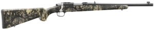 Ruger 7427 77/44  44 Rem Mag 4+1 16.60″ Blued Threaded Barrel, Blued Alloy Steel Receiver w/Integral Scope Mount, Kryptek Obskura Nox Camo Synthetic Stock