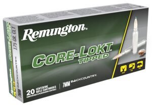 Remington Ammunition 28989 Core-Lokt Tipped  7mmBC 175gr 20 Per Box/10 Case