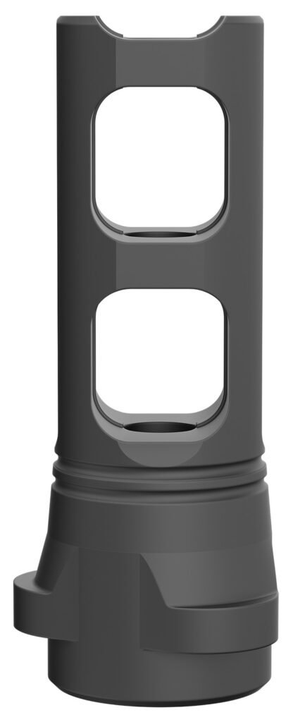 Breek Arms BRK4310 Breek LOK 3QD Gemini Dual-Port Black Nitride Steel 1/2"x28 Threads 223 Cal/5.56mm
