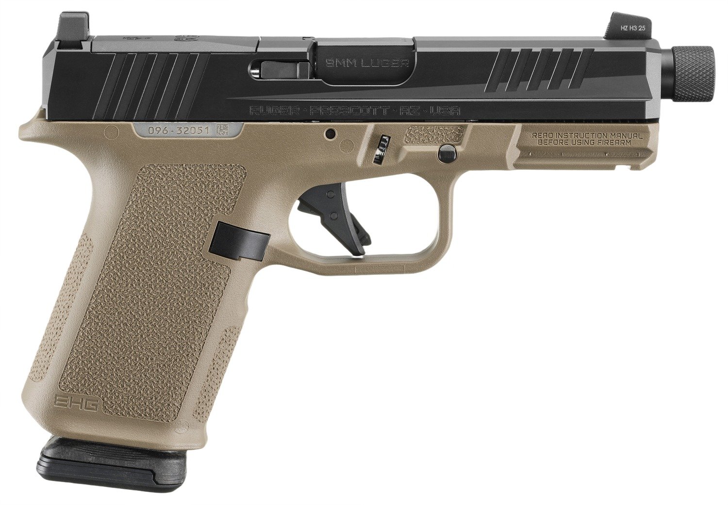 RUG 19435 RXM 9MM 4.5 MAGPUL FDE 15R RUG 19435 RXM 9MM 4.5 MAGPUL FDE 15R
