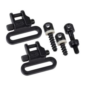 Allen 14420 Magnum Swivel  Set Black 1" Bolt Action Rifles