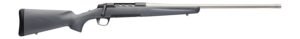 Browning 036114298 X-Bolt 2 Special SPR Full Size 7mm PRC 3+1 24" Matte Stainless Threaded Barrel, Matte Stainless Steel Drilled & Tapped Receiver, Gray Adj Comb & LOP Synthetic Stock, Right Hand